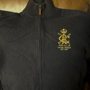 Polo by Ralph Lauren zippered lambs wool sweater